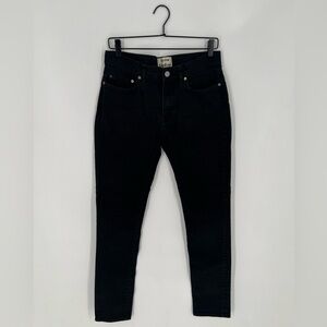 Acne Studios Thin Stay Cash Black Tapered Slim Jeans
